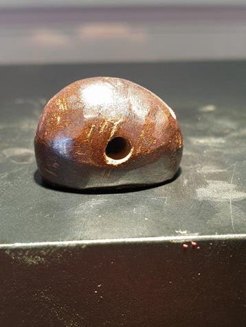 Sasanian Steen Kraal met paardengravure - 20 mm (Zonder, Antiek en Kunst