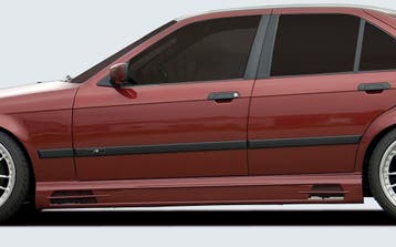 Rieger side skirt | 3er E36: 01.90-12.99 - Cabrio, Compact,, Auto-onderdelen, Verzenden, Nieuw, BMW