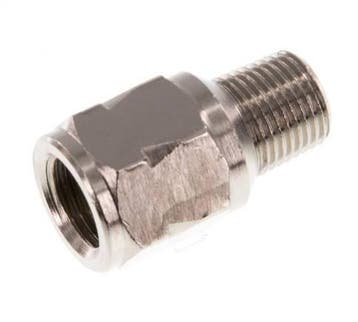 R/Rp 1/8 M/F Mini Clapet Anti Retour Nickelé Laiton 10 Bar, Bricolage & Construction, Verzenden