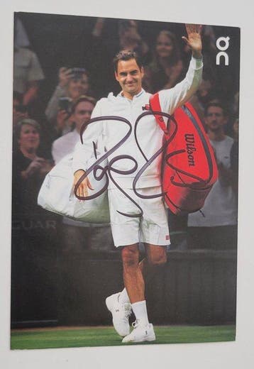Svizzera - Tennis - Wimbledon - Roger Federer - Fan Card on