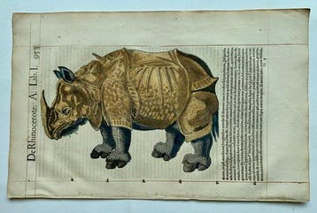 World - Wereld; Conrad Gesner - Icones animalium quadrupedum, Nieuw