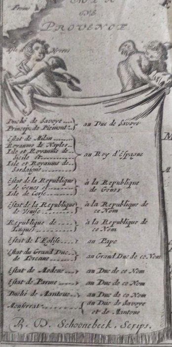 Italie - Italie; PETRUS SCHENK - LItalie divisèe en ses, Livres, Atlas & Cartes géographiques
