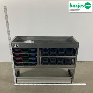 Aluca bedrijfswageninrichting 1255x420x950mm (2633), Verzenden, Gebruikt