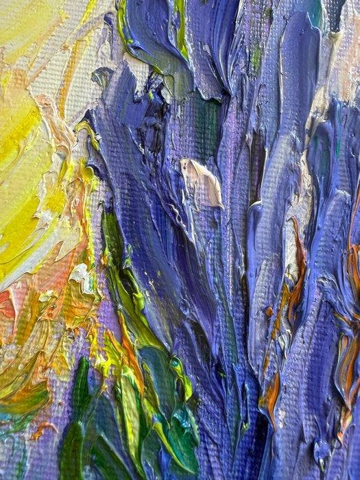Ludovic Labbé - Les peupliers, Bretagne, Antiquités & Art, Art | Peinture | Moderne