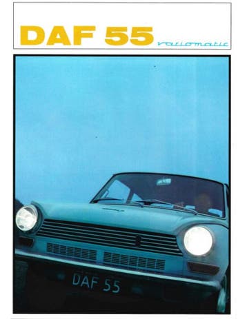 1967 DAF 55 MARATHON BROCHURE NEDERLANDS, Ophalen of Verzenden, Nieuw