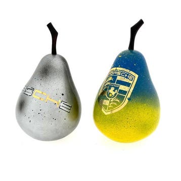 ZizaArt (XXI) - Fast and Fancy Pear Sculptures (Set of 2)