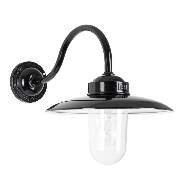 Stal- & Boerderijlampen Solingen Stallamp Zwart, Tuin en Terras, Buitenverlichting, Verzenden