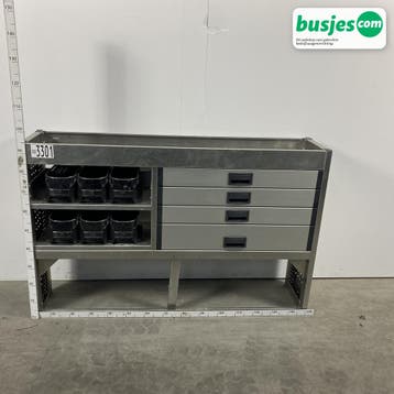 Aluca bedrijfswageninrichting 1500x320x950mm (3301), Verzenden