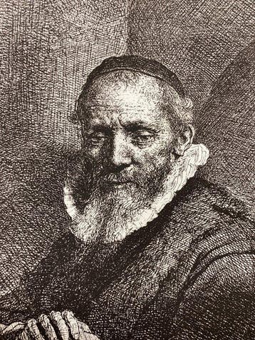 Rembrandt Harmensz. Van Rijn (1606-1669), after - Ritratto