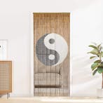 vidaXL Insect Deur Gordijn Meerkleurig 200 x 100 cm Bamboe, Verzenden