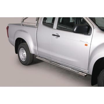 Side Bars | Isuzu | D-MAX S.C. 2012-2020 2d pick-up | RVS De, Verzenden