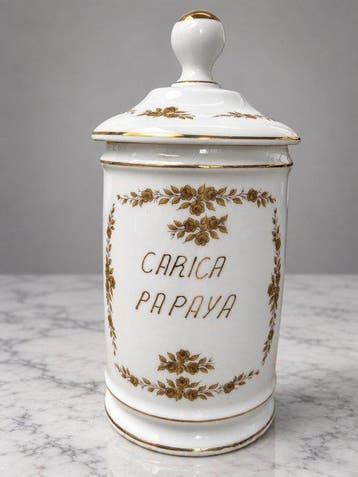 Pot de pharmacie/Albarelle (5) - Porcelaine - Albareros en