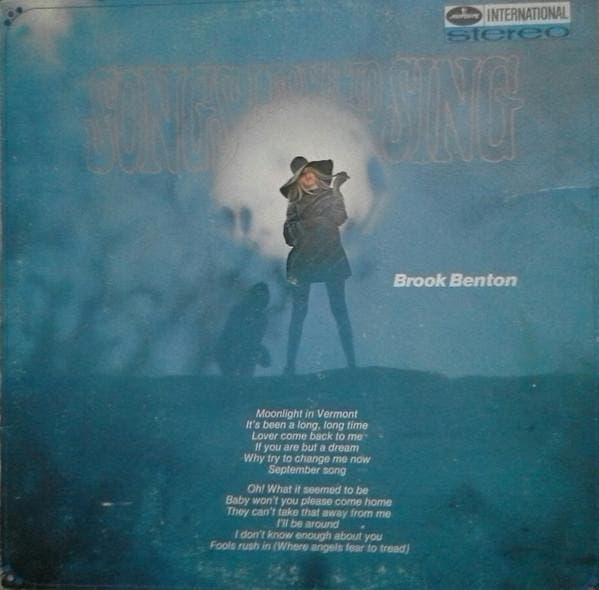 Brook Benton - Songs I Love To Sing, CD & DVD, Vinyles | Pop, Envoi