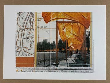 Christo (1935-2020) - The Gates XV - Rar Artprint - 23 x 32