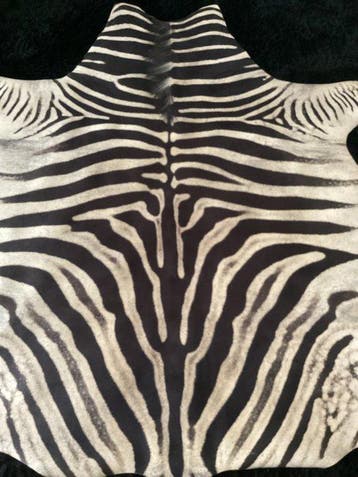 Tapis - 190 cm - 155 cm - Imitation de zèbre