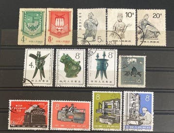 Chine 1958/1967 - collection de timbres chinois datant de, Gestempeld