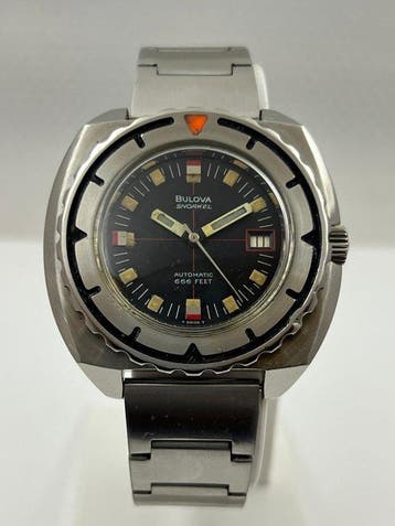 Bulova - Bulova Snorkel 666 Triple 6 Diver Watch - Homme -, Handtassen en Accessoires, Nieuw