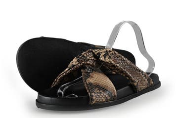 Nelson Slippers in maat 39 Zwart, Slippers, Verzenden, Zwart, Zo goed als nieuw