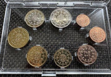 Portugal. Series 1 Cent - 2 Euro 2007 (Sans prix de réserve), Postzegels en Munten
