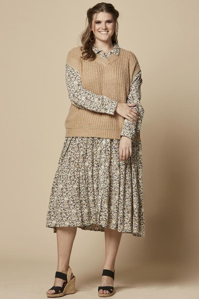 Jurk Mossy Zhenzi rucheS=42-44Maat 42/44 (L), Vêtements | Femmes, Robes, Envoi