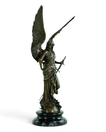 Jules-Félix Coutan (1848–1939) - after - sculptuur, Armed