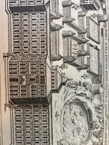 Italië - Lazio, Rome; Giacomo Lauro - Domus Aurea Neronis ab
