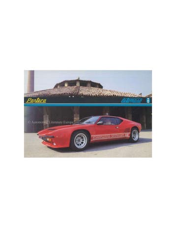 1988 DE TOMASO PANTERA GT5 S BROCHURE, Nieuw