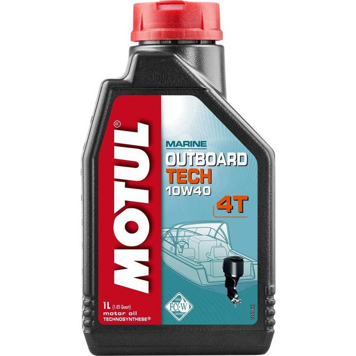 Motul 4 Takt Olie Buitenboordmotor Tech 10W40 1 liter, Watersport en Boten, Accessoires en Onderhoud, Nieuw, Ophalen of Verzenden