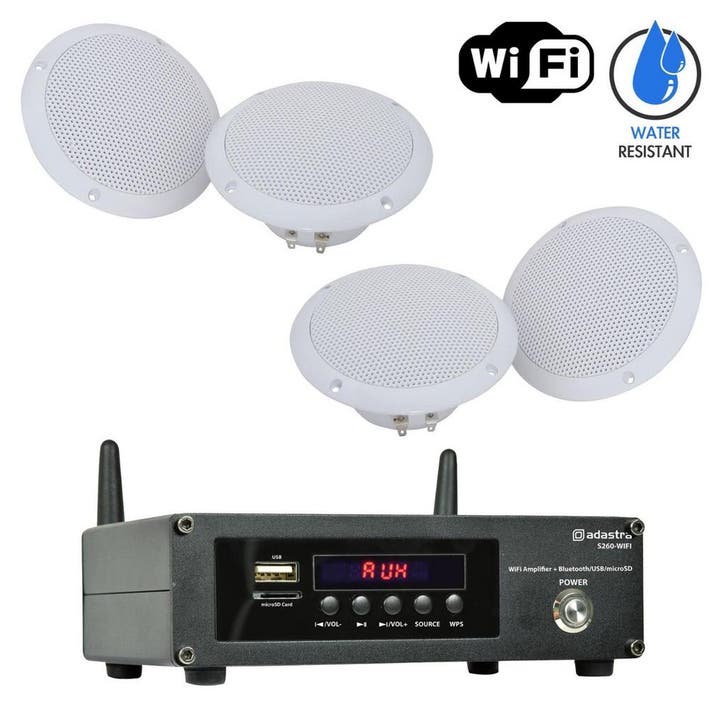 Outdoor Inbouwset Met WiFi Internet Radio En 4, TV, Hi-fi & Vidéo, Enceintes