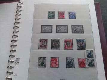 Duitse Rijk - 1933 - 1945 gebruikte collectie in Lindner, Postzegels en Munten, Gestempeld