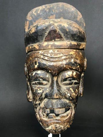 Mask - Hout - Qing Dynastie (1644-1911) - Vroege Nuo-maskers