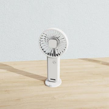 Oplaadbare Draagbare Ventilator - Handventilator op Batterij, Verzenden, Nieuw