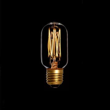 Filament LED Lamp Buis Gold 110mm Ø45mm E27 4W, Maison & Meubles, Verzenden