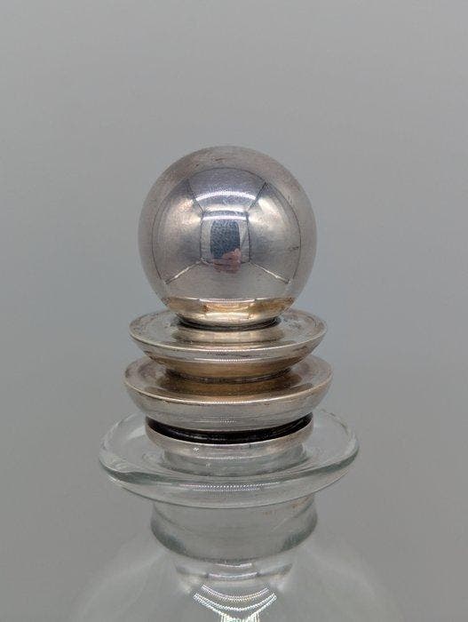 Baccarat - Georg Jensen - Carafe - Argent 925, Antiquités & Art, Antiquités | Argent & Or