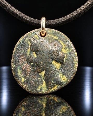 Oud-Romeins, Republiek Brons Ketting met een bronzen, Handtassen en Accessoires