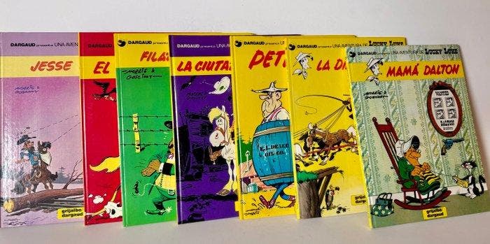 Lucky Luke - Catalan edition - 7 Album - 1983/1990, Boeken, Stripverhalen