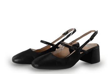 Manfield Slingbacks in maat 36 Zwart, Kleding | Dames, Schoenen, Verzenden, Zwart, Manfield, Gedragen