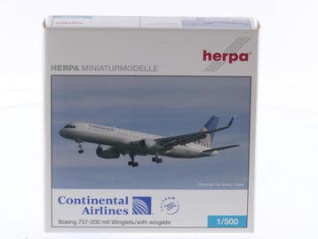 Schaal 1:500 Herpa 510271 Boeing 757-200 with winglets Co..., Ophalen of Verzenden