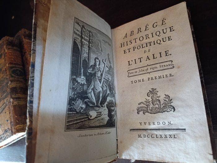 Patje C.L.A - Abrégé historique et politique de lItalie -, Antiquités & Art, Antiquités | Livres & Manuscrits