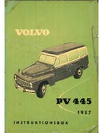 1957 VOLVO PV 445 INSTRUCTIEBOEKJE ZWEEDS, Auto diversen, Handleidingen en Instructieboekjes