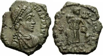 1/2 Centenionalis Roemisches Kaiserreich Theodosius I Num..., Verzenden