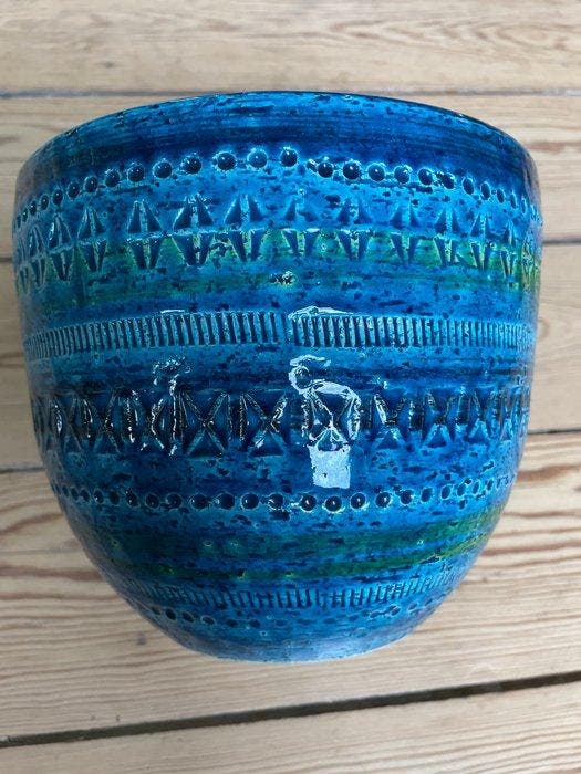 Bitossi - Aldo Londi - Jardinière - Céramique - Cache-pot, Antiquités & Art, Antiquités | Verre & Cristal