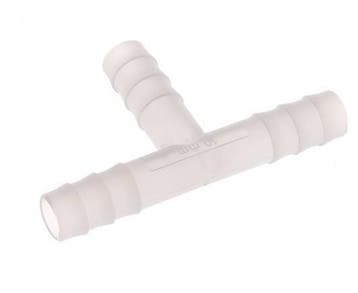 Connecteur de tuyau en T en PVDF de 10 mm [2 Pièces]., Verzenden
