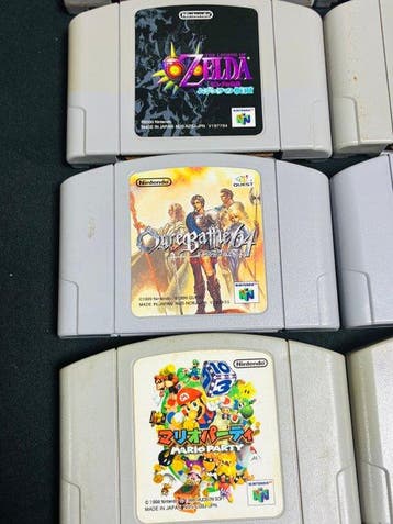 Nintendo, Bandai, Konami - N64 - Nintendo 64 - 10 Japanese