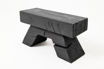 Logniture - Kruk - Massief hout, met kettingzaag gesneden