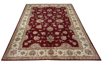 Designer vloerkleed rood - Vloerkleed - 290 cm - 203 cm, Nieuw