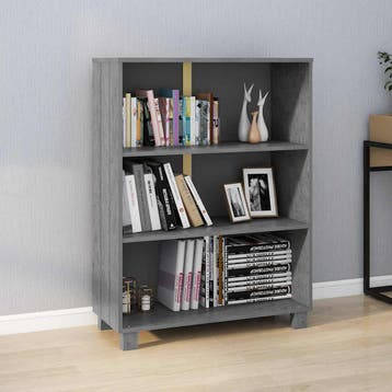 vidaXL Boekenkast HAMAR 85x35x112 cm massief grenenhout, Verzenden