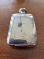 Fles - heupflacon - .925 zilver - Zilveren whisky flacon