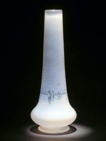 Daum Frères - Vaas - Glas - Nederlandse Landschap