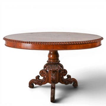 Salontafel - Walnoot - 19e eeuw